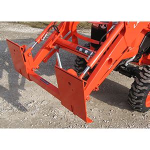 Adapter For Kubota La La La La Loaders To Skid Steer Mount