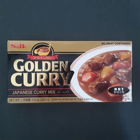 Golden Curry Hot g S B Curry Paste Hot 日式咖喱汤料块 辛辣 SU
