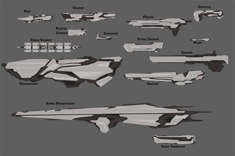 Concept Art - Spaceships by Judan on DeviantArt