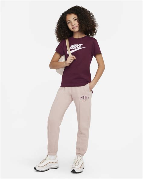 Nike Sportswear Trend Older Kids Girls Fleece Trousers Nike Bg