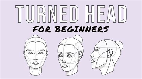 Drawing The Turned Head And Face For Beginners Loomis Method Front