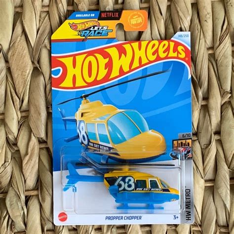 Toys Hot Wheels Propper Chopper Helicopter Metro Hotwheels New