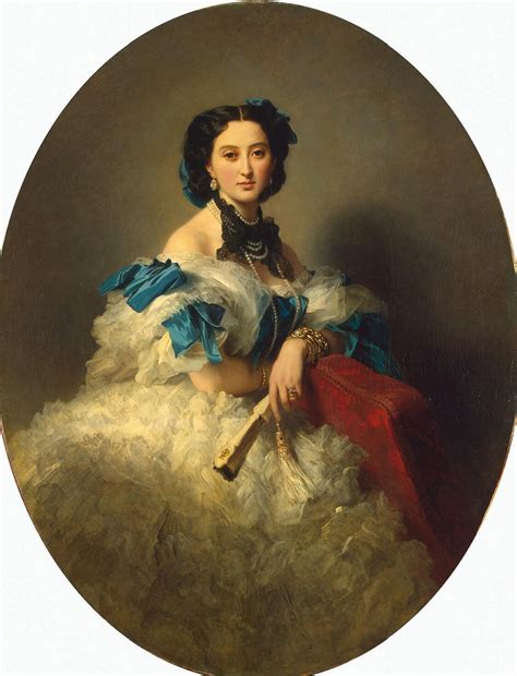 Portrait of Countess Varvara Musina-Pushkina - Franz Xaver Winterhalter | Endless Paintings