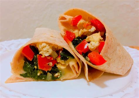 Egg White Breakfast Burrito | The Leaf