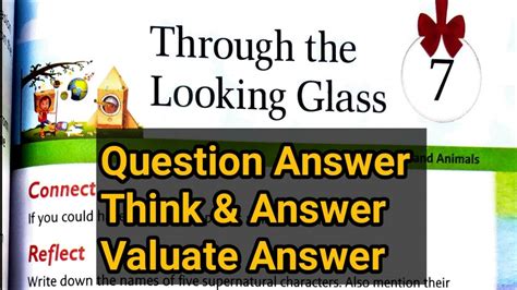 Through The Looking Glass Question Answer Class 5 Ll New Images Next