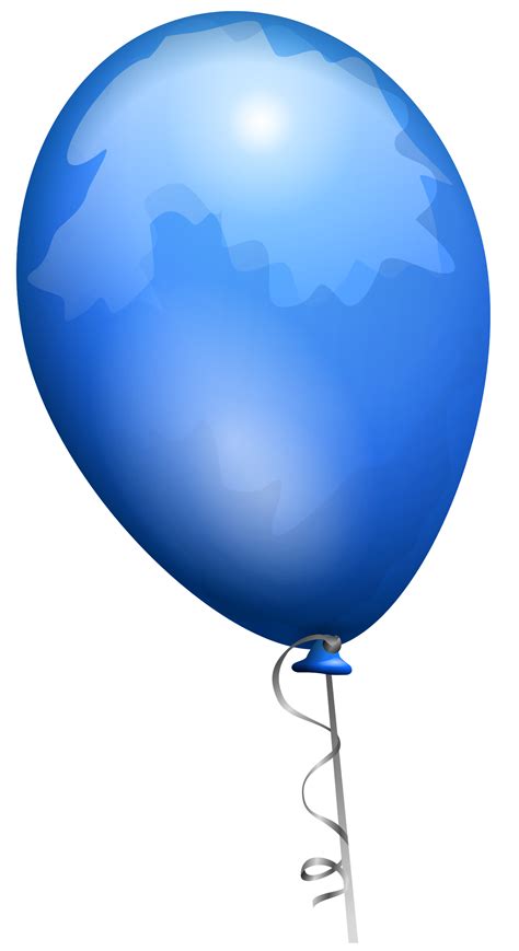 clipart balloon blue aj