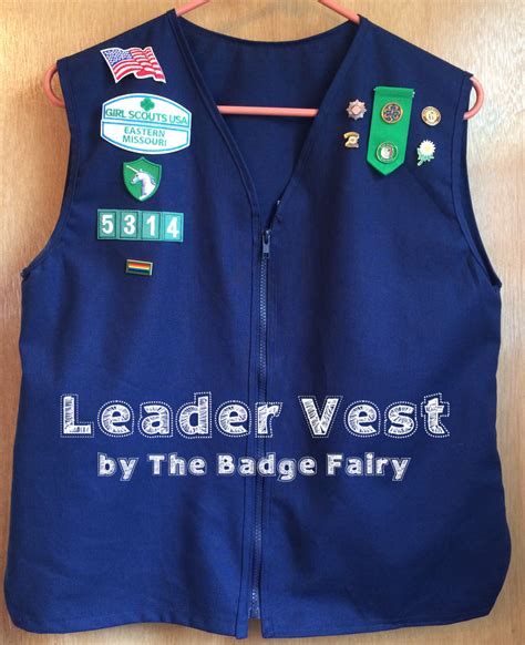 Girl Scout Leader Vest