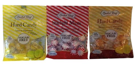 Coastal Bay Sugar Free Hard Candy 3 Piece Variety Bundle 27 Oz