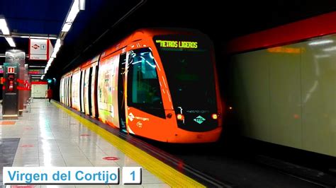 Virgen Del Cortijo Ml Metro Ligero Madrid Alstom Citadis