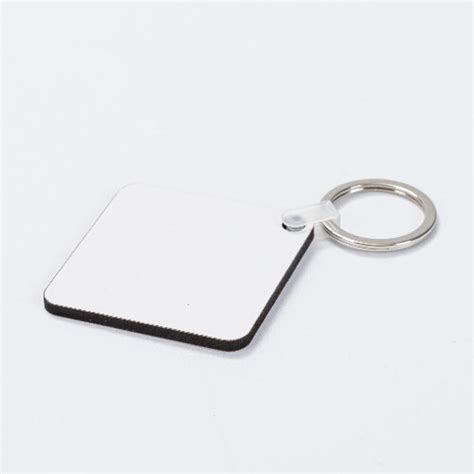 Double Sided Mdf Keychain For Sublimation Square Gadgets Key