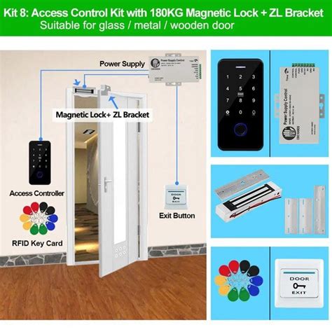 Kit de système de contrôle d accès extérieur clavier RFID étanche