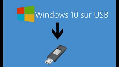 Installer Windows 10 depuis une clé USB