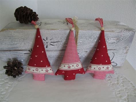 Baumschmuck Stoff Weihnachtsbaumschmuck Tanne Tlg Landhaus Ein