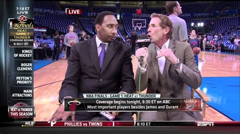 Skip Bayless And Stephen A Smith Arguing Youtube