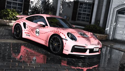 Porsche Turbo S Pink Pig Livery K Gta Mods