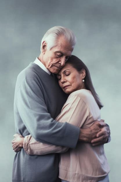 Premium Ai Image A Man And A Woman Hugging Each Other