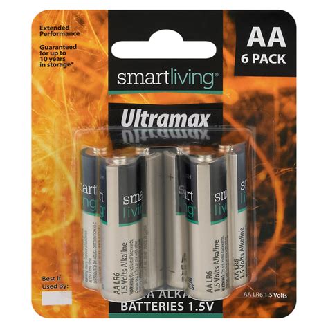 Save On Smart Living Ultramax 1 5 V Ultra Alkaline Batteries Size Aa Order Online Delivery