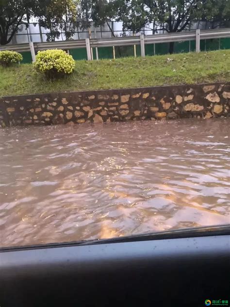 东莞第一场雷暴雨这些地方被水淹了东莞pe排水系