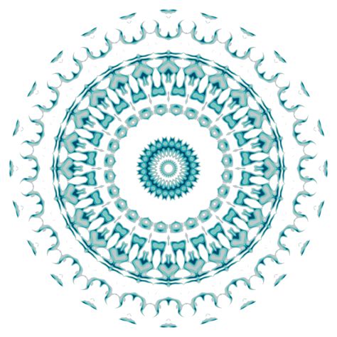 Circular Pattern In The Form Of A Mandala Png