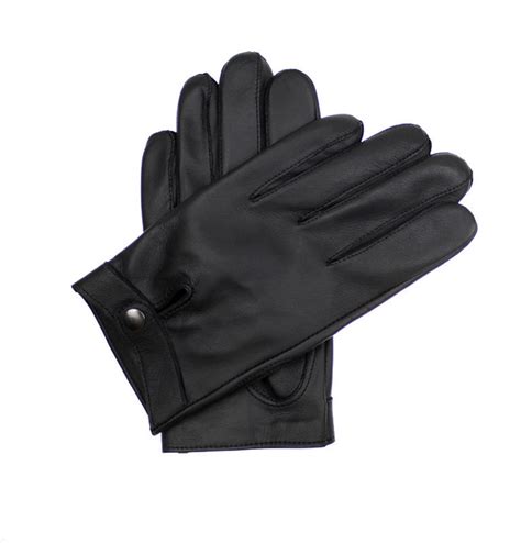 Mens Unlined Leather Gloves Classic Gloves Officer Etsy