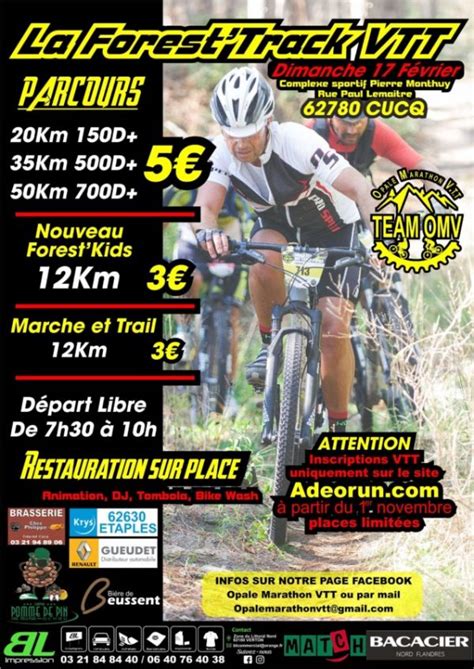 Randonn E Forest Track Vtt Le F Vrier Bikelive L Actu