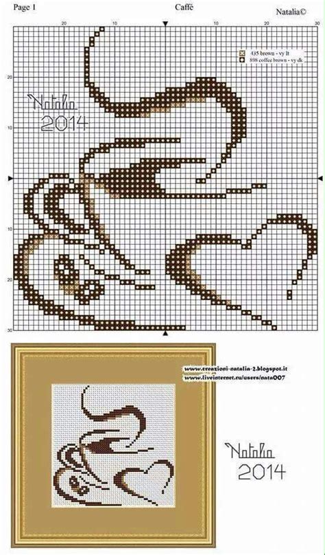 Coffee Cross Stitch Pattern