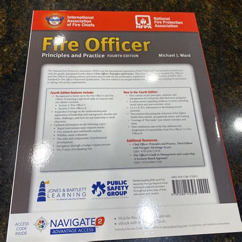 Fire Officer Principles And Practice Fourth Edition Michael J Ward