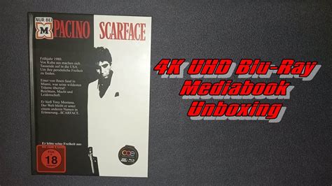 Scarface K Uhd Blu Ray Mediabook Cover F Unboxing Youtube