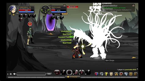 Aqw Void Highlord Class Solo Boss Proto Chaos And Queen Of Monster