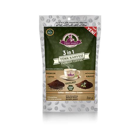 Coffee 3 in 1 with hazelnut flavor Weight 100 gm – First Pasha Coffee