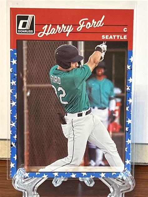 2023 Panini Donruss 255 Harry Ford Retro 1990 Independence Day Seattle