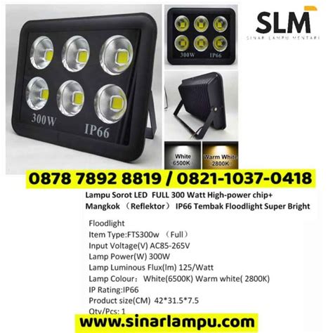 Lampu Sorot Watt Led Mangkok Mata Ip Sinar Lampu Mentari