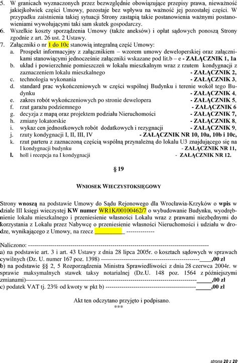 WZÓR UMOWY DEWELOPERSKIEJ AKT NOTARIALNY PDF Darmowe pobieranie