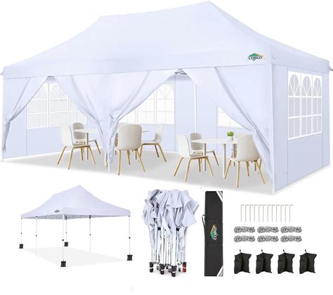 Amazon De COBIZI Pavillon 3x6 Faltpavillon 3x6 Wasserdicht Stabil