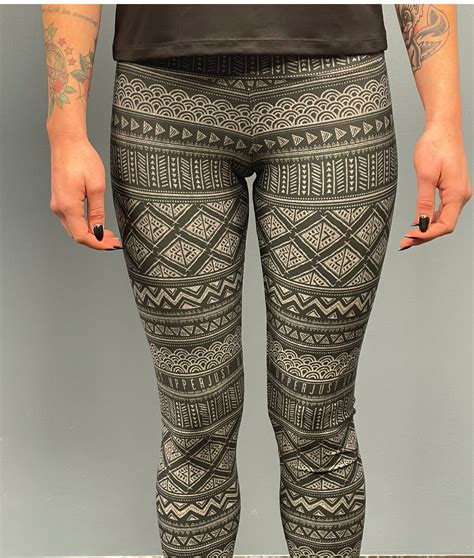 Grey Aztec Leggings Wod Outlet Llc