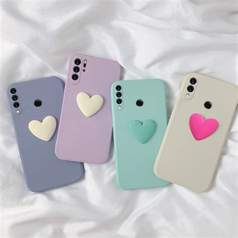 Capa De Silicone L Quido Para Huawei P30 Lite P20 Pro P40 Honor 20s