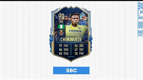 FIFA 23 SBC Samuel Chukwueze TOTS Community: Cheapest Solution ...