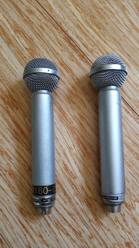 2 Vintage Beyerdynamic M 160 1970 S Silver Reverb