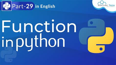 Function In Python Working With Function In Python Python Function