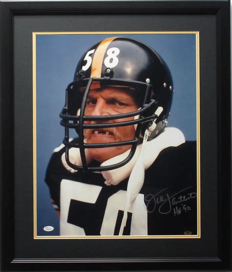 Jack Lambert Signed Photo, Autographed NFL Photos