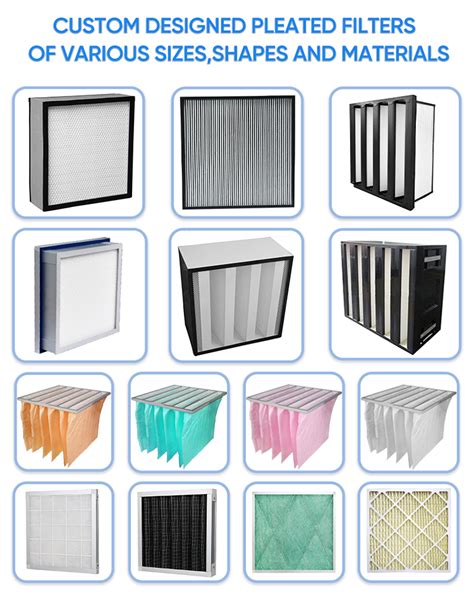 Merv Hepa Filter Plastic Frame V Bank Ventilation Hvac Air Filter