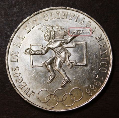 Mexico Pesos Silver Olympic Coin