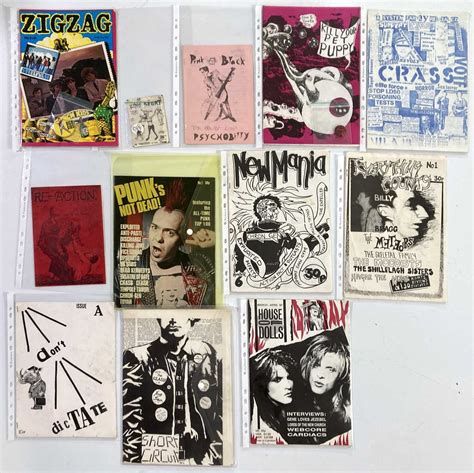 Lot 428 - PUNK ZINES.