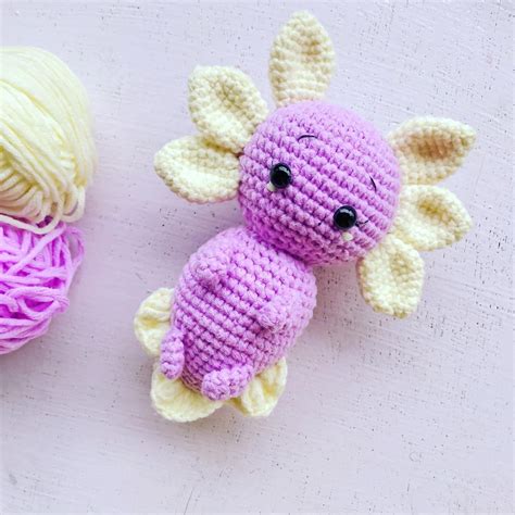 Crochet Axolotl Amigurumi Crowd Connection