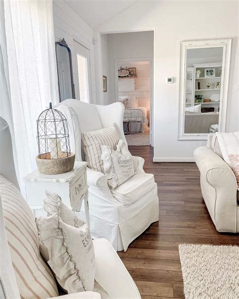 Cozy White Living Room With Shiplap Walls Soul Lane