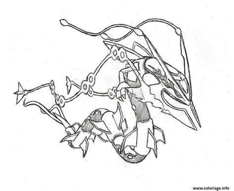 Coloriage Pokemon Mega Rayquaza Jecolorie The Best Porn Website