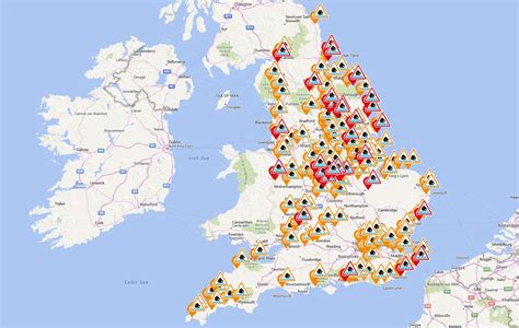 Uk Flood Warnings Map And Latest Met Office Weather Forecast As