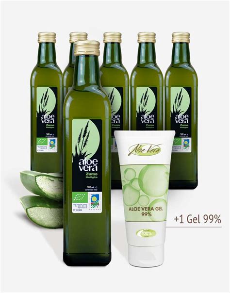 Flaschen Aloe Vera Saft Aloe Vera Gel Biodaloe