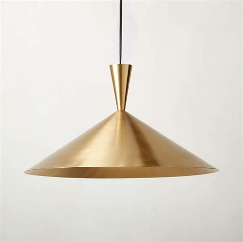 Exposior Polished Brass Pendant Light Model 018 1675 Reviews Cb2