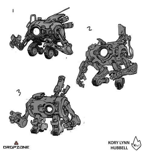 ArtStation Dropzone Mechanic Pilot 7 Kory Lynn Hubbell Robot